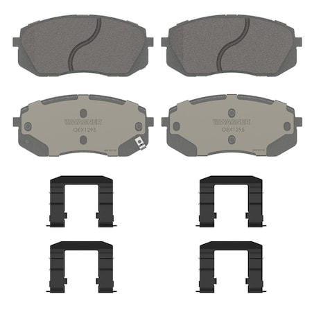 Wagner Brake OEX Front Disc Brake Pad Set Premium Ceramic,  OEX1295