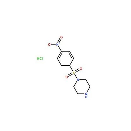 Ak Scientific 1-[(4-Nitrophenyl)sulfonyl]piperazine hydrochloride (100mg), CAS 1049751-39-4 0211AP-100mg