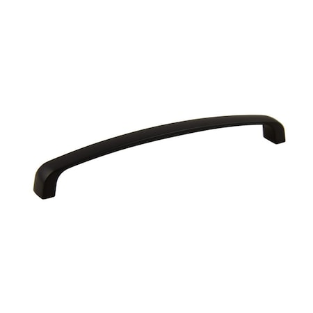Pride Industrial 6-3/4in Modern Cabinet Pull with 6-3/10in Center to Center Matte Black Finish P81235BK