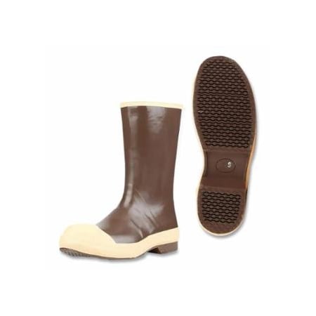 Servus Neoprene Dipped Safety Footwear, Steel Toe, Size 12, 12 in H, Copper/Tan with NEO-GRIP, Sole 922-22148-CTM-120