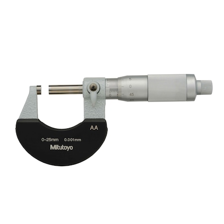 Mitutoyo Micrometer, Outside, 0-25mm 102-313