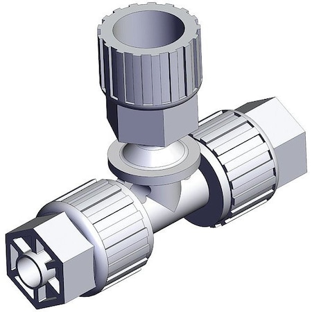 Smc High Purity Fitting, Union, PFA LQ3T2A-SB