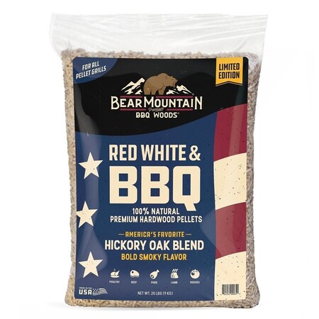 Bear Mountain BBQ Pellet, Wood, 20 lb Bag FK51
