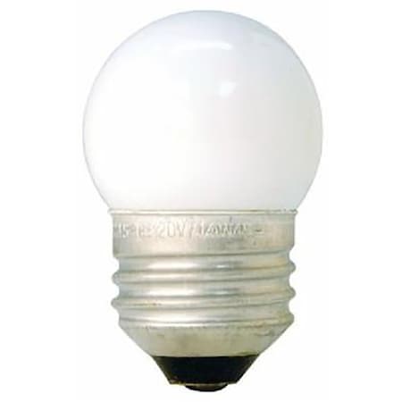 Ge Night Light Bulb, 7.5 W, E26 Medium Lamp Base, S11 Lamp, White Light 41267