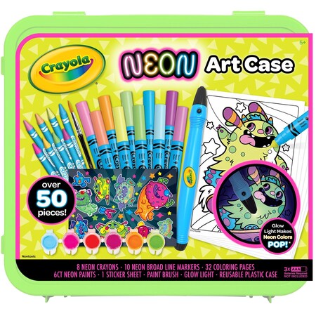 Crayola Neon Art Case 04-1257