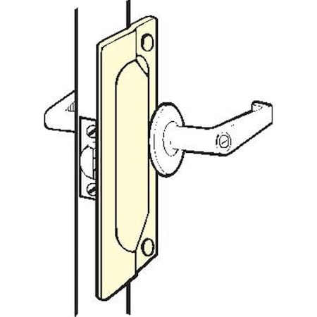 Heat Wave 7 ft. Brass Plated Out Swing Latch Protector HE269793