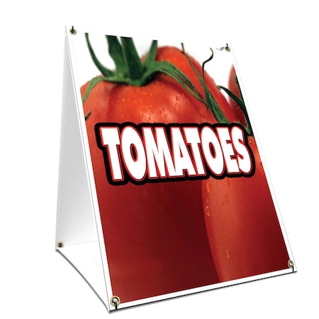 Signmission Tomatoes, 36 Inch x 24 Inch A-frame Yard Sign, Plastic Sign SBC-2436-Tomatoes