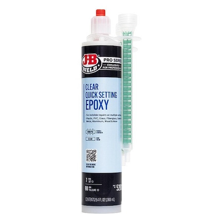 J-B Weld Epoxy Adhesive, 140 mL, Clear 52012