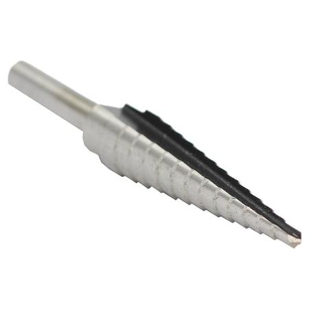 Drill America No 1 HSS Step Drill Bit (1/8"- 1/2 by 1/32") VAC1