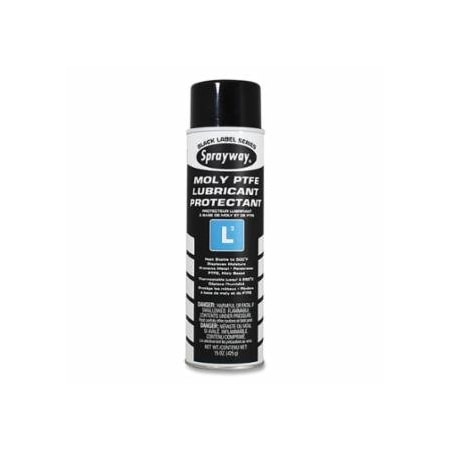 Sprayway L3 Moly PTFE Lubricant Protectant, 20 oz Aerosol Can, 12PK 893-SW289