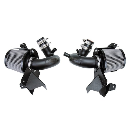 Hps Performance Air Intake Kit with Heat Shield, Black,  827-672WB