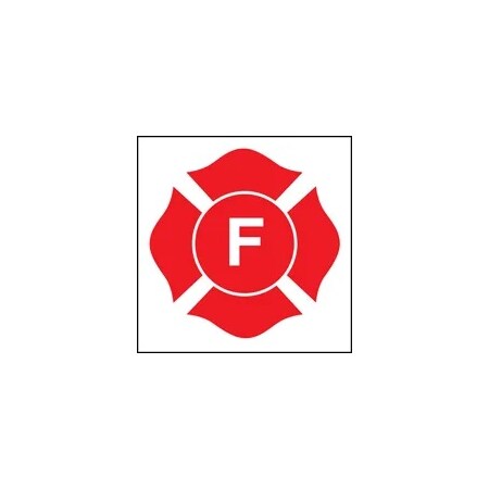 Accuform Florida Truss Fire Sign, 9x9, RFL ADH MFEX568