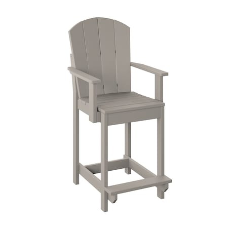 Polybird FANBACK DINING CHAIR "COUNTER HEIGHT" SAND POLYBIRD P8-C