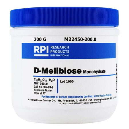 Rpi D-Melibiose Monohydrate, 200 Grams M22450-200.0