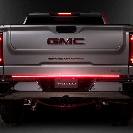 Putco Light Bar, 60 Inch Flexible Light Bar; Red Brake/ Red Running/ Red/Amber Turn Signals/ White 9202960-25