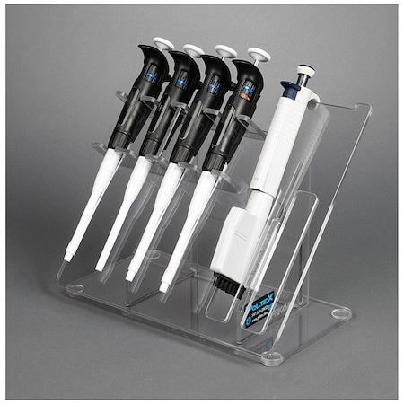 Poltex Pipette Rack-4 Position Pipette, PETG PIPRK4MUL