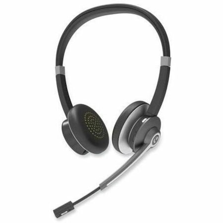 Innovera IVR Binaural Over The Head Bluetooth Headset, Black/Silver 70003