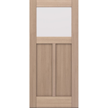 Doornmore CRF-P2G1, 37.75" x 82" ( 36" Door) Left Hand, Mahogany Top View Exterior Door CRF-P2G1-SW-3680_1_LI