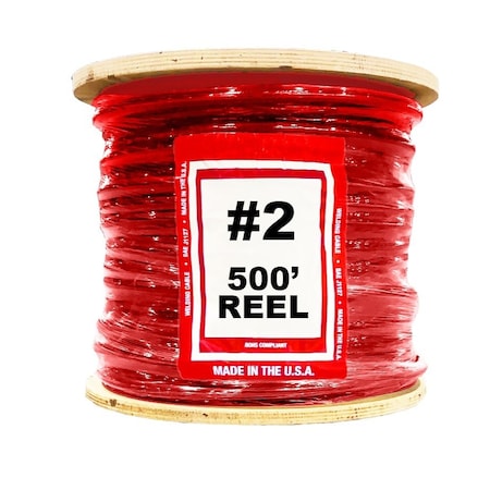 Xtrweld Select XTRweld Cable Select, 600V, No 2 AWG, 500 Feet, Red, 500PK WCSN2R-500