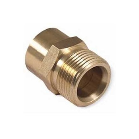 Mi-T-M Screw Nipple, 3/8 in Connection, FNPT x M22 AW-0023-0494