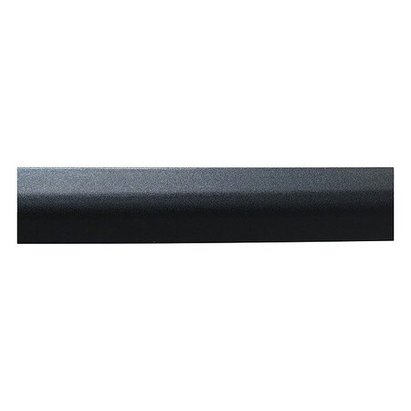 Acrovyn Bumper Guard, Black, 10 ft L BG10108N