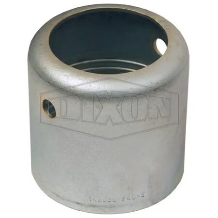Dixon Holedall Standard External Swage Ferrule, 8 ID x 9-20/64 to 9-24/64 OD in Nominal, Carbon Steel, Do F128-1