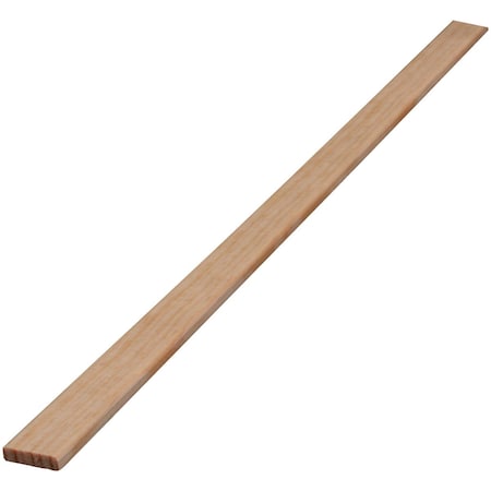 Alexandria Moulding 1/4'' W.x3/4'' H.x8 ' L. Solid Pine Flat Screen Molding 0W142-20096C1