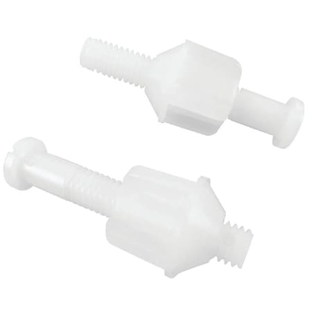 Danco Seat Hinge Bolt, Plastic, White 88095