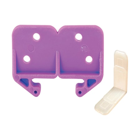 Prime-Line Prime-Line 2.25 in. L Plastic Center Guide Drawer Track Guide 2 pk R 7130