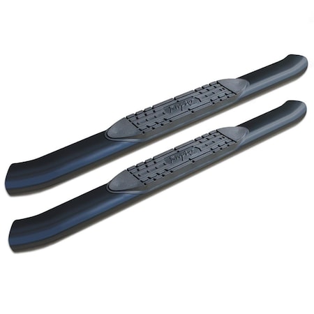 Raptor 16020246B 5 in. OE Black Style Curved Oval Step Tube RPT_16020246B
