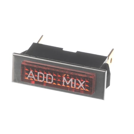 Stoelting Indicator Light, Add Mix, Amber, Rectangular 493046
