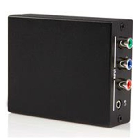 Dynamicfunction Component to HDMI Video Converter with Audio - Black DY3321236