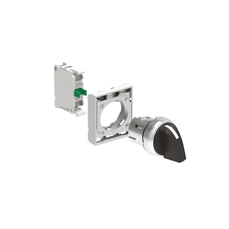 Lovato 2 Pos Selector 0-1 Maintained W/ 1No Ccontact Block Lpss120Kit LPSS120K10