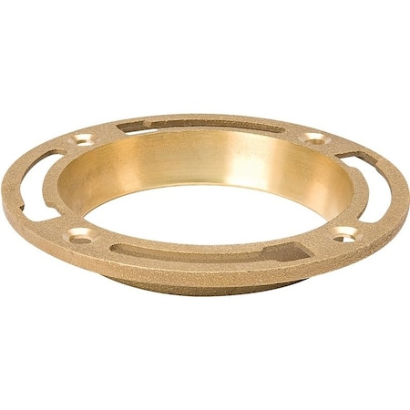 Mueller B & K Closet Floor Flange, Brass, For: Both 3 In And 4 In Sch 40 152-001