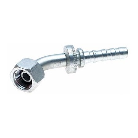 Gates Female British Std Parallel Pipe O-Ring Swivel-45 Bent Tube GlobalSpiral G20831-1212