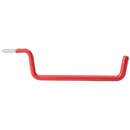 National Hardware 2157BC Series Ladder Hook, 6 in Projection, 1-3/4 in H, 8 in L, 15 lb, Steel, Red N271-011