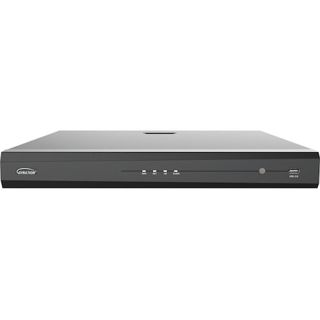 Adesso 16CH NVR H.265 4K NO HDD POE, 2 SATA INTERFACE W/ 8TB PRE-INSTALLED HDD CYBERVIEWN16-8TB