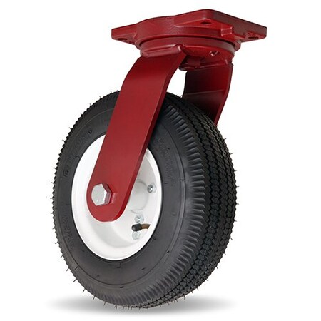 Hamilton Cush-N-Aire Swivel Caster, 12" Pneumatic Air-Filled Tire, 3/4" Straight Roller Bearing S-70124-PR