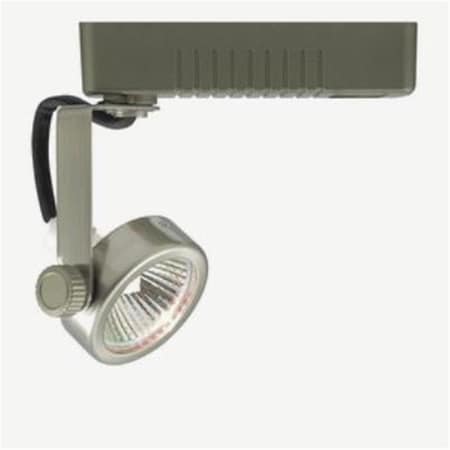 Gorgeousglow 1 Light Mini Deco Series Low Voltage Track Head, Satin Chrome Finish GO331478