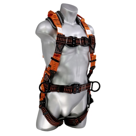 Malta Dynamics Razorback Elite Maxx Full Body Harness, L/XL, 130-310 lb, Quick Connect Chest/ B4201