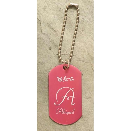 P. Graham Dunn Engravable Dog Tag - Pink Aluminum 101318