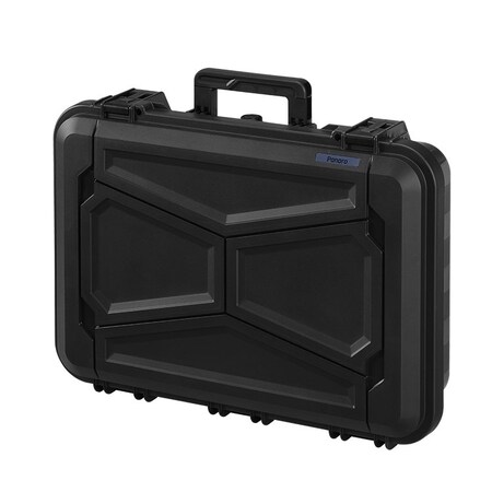 Panaro 20.5x13.8x4.9 in black 100% recycled plastic, IP65 certified ruggedized case with foam EKO90S