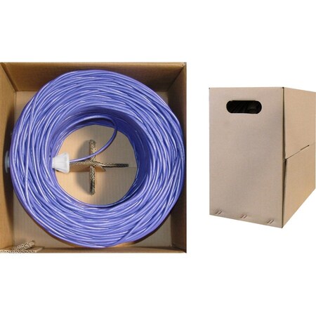 Cable Wholesale Cat5e Purple Copper Ethernet Cable, Stranded, UTP (Unshielded Twisted Pair), POE 10X6-041SH