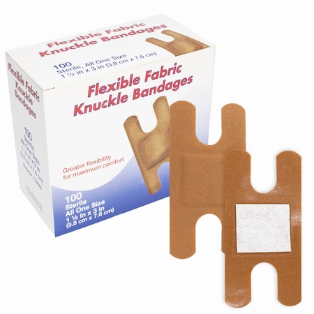 Oasis Knuckle Adhesive Bandage, 100PK BA-KNUCKLE