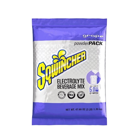 Sqwincher Sports Drink Mix Powder 47.66 oz., Grape 159016406