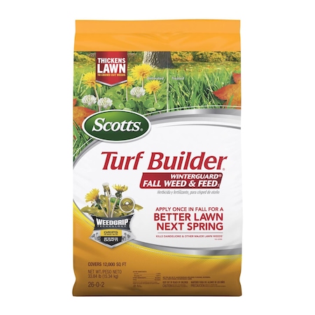 Scotts Turf Builder Weed & Feed Lawn Food For All Grasses 12000 sq ft 22447