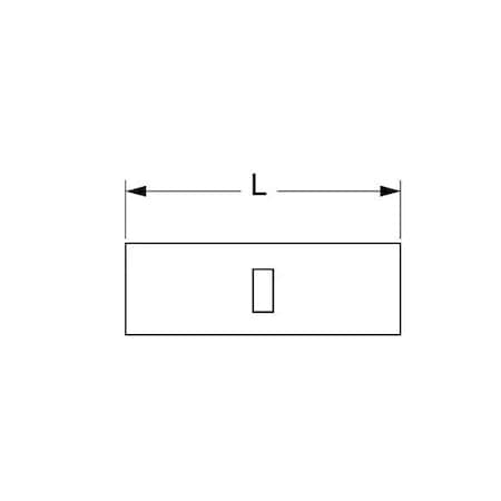 3M Uninsulated Butt Splice 6Awg, 500PK 65-W