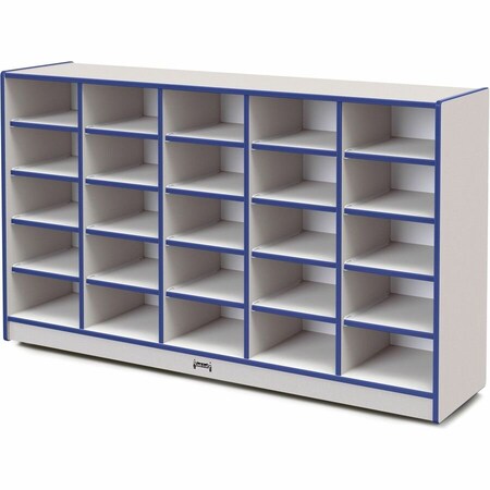 Jonti-Craft Rainbow Accents 25 Tub Mobile Storage, without Tubs, Blue 4025JCWW003