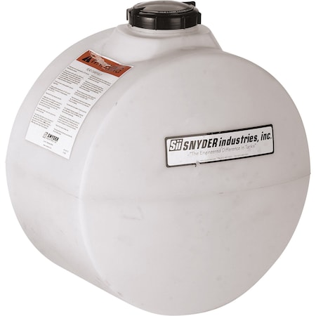 Snyder Industries 25 Gallon Heavy Duty Plastic Horizontal Sprayer Tank 1030000C95003