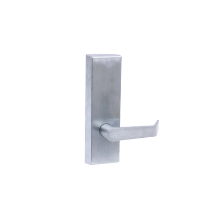 Trans Atlantic Co. Brushed Chrome Commercial Passage/Hallway Escutcheon Lever Trim for Panic Exit Device ED-EL510-US26D